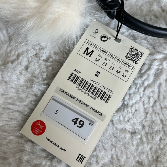 Zara fur bucket bag - Picture 5 of 5